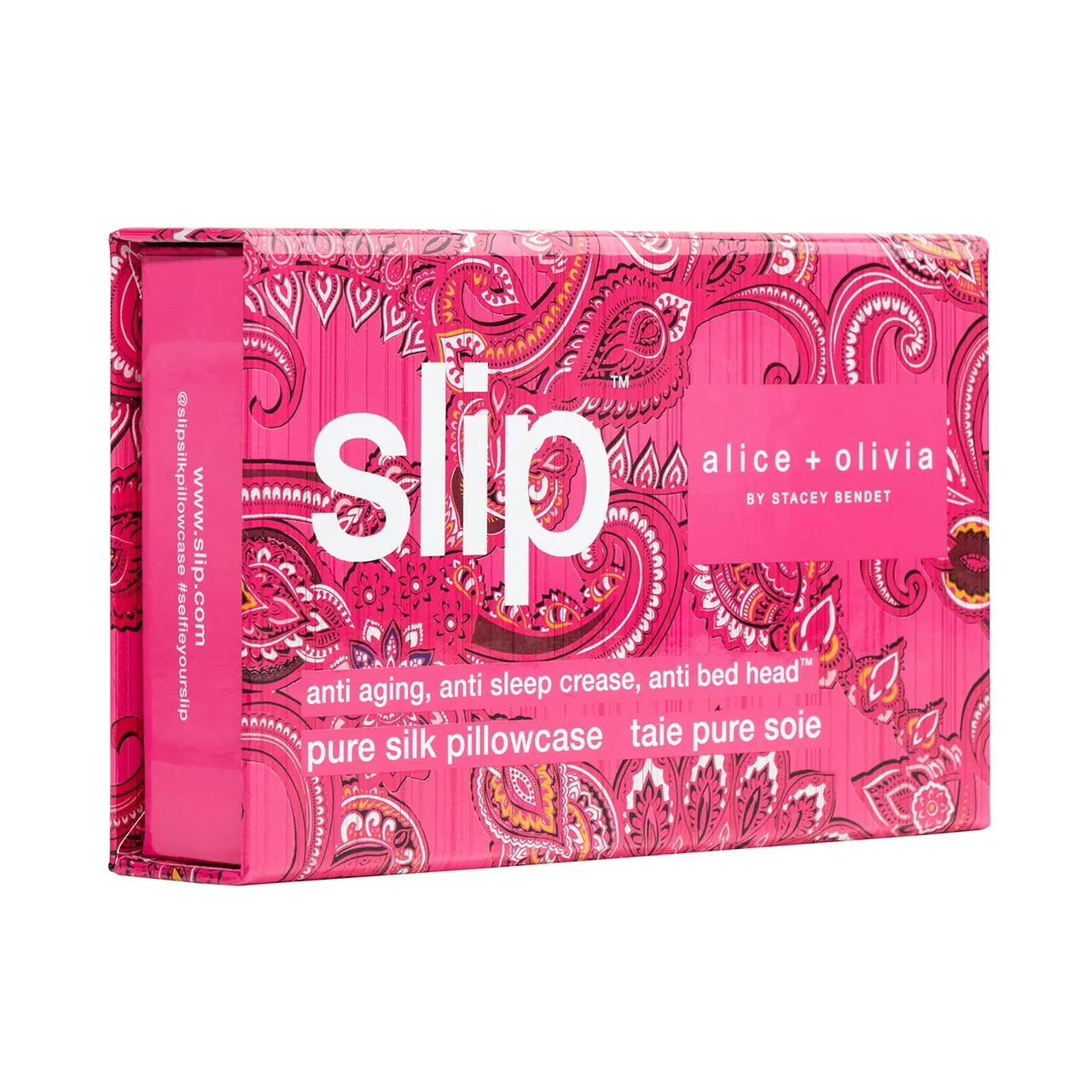 Slip silk pillowcase - Spring Paisley