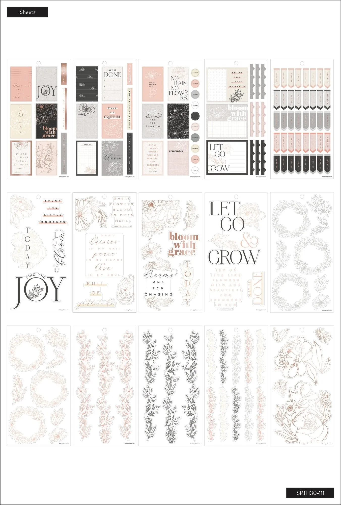 Sophisticated Florals - Value Pack Sticker Book