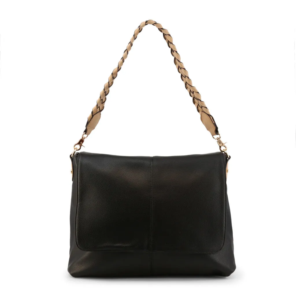 Sophisticated Polyurethane Shoulder Bag for Women