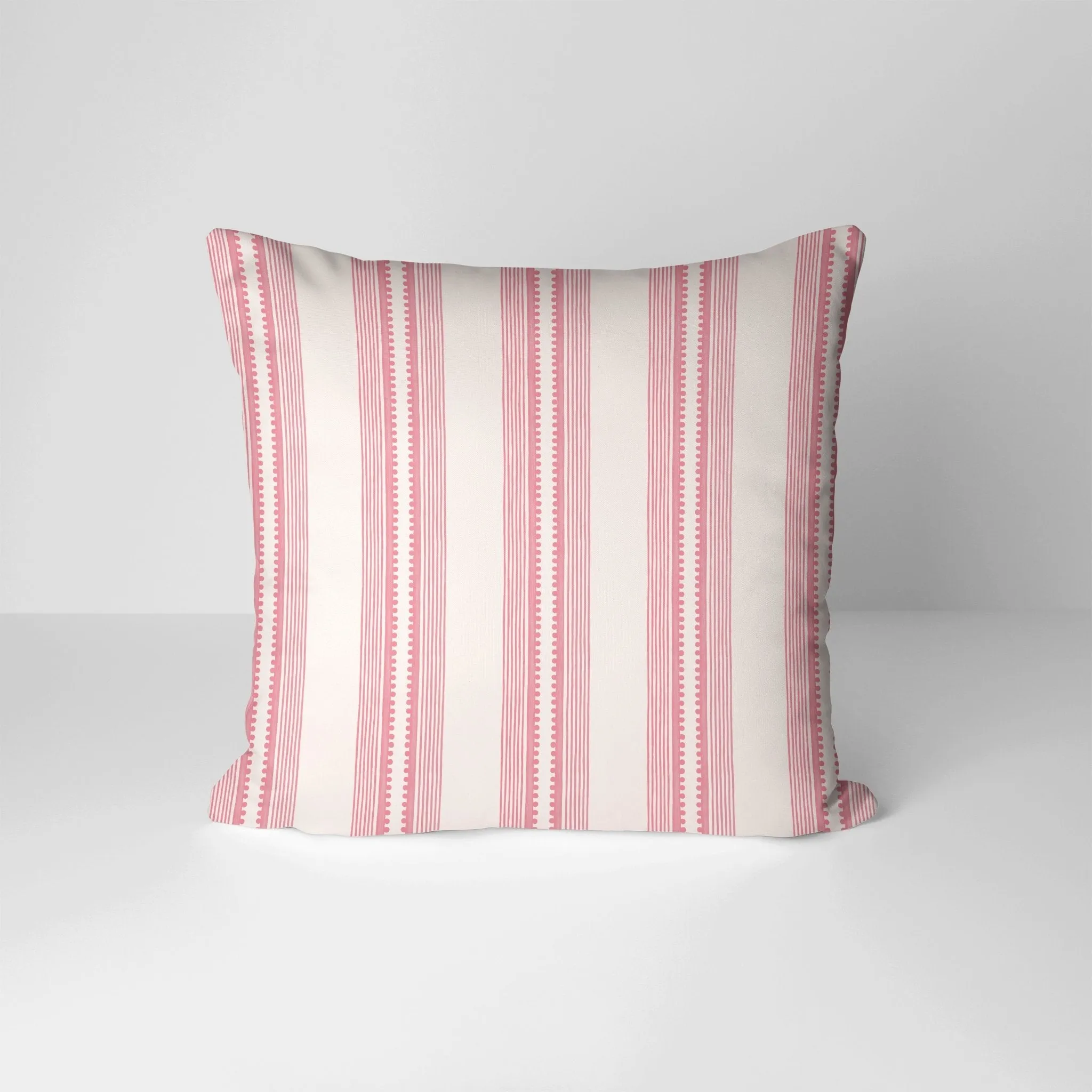 Sophisticated Stripe Pillow Cover in Pink