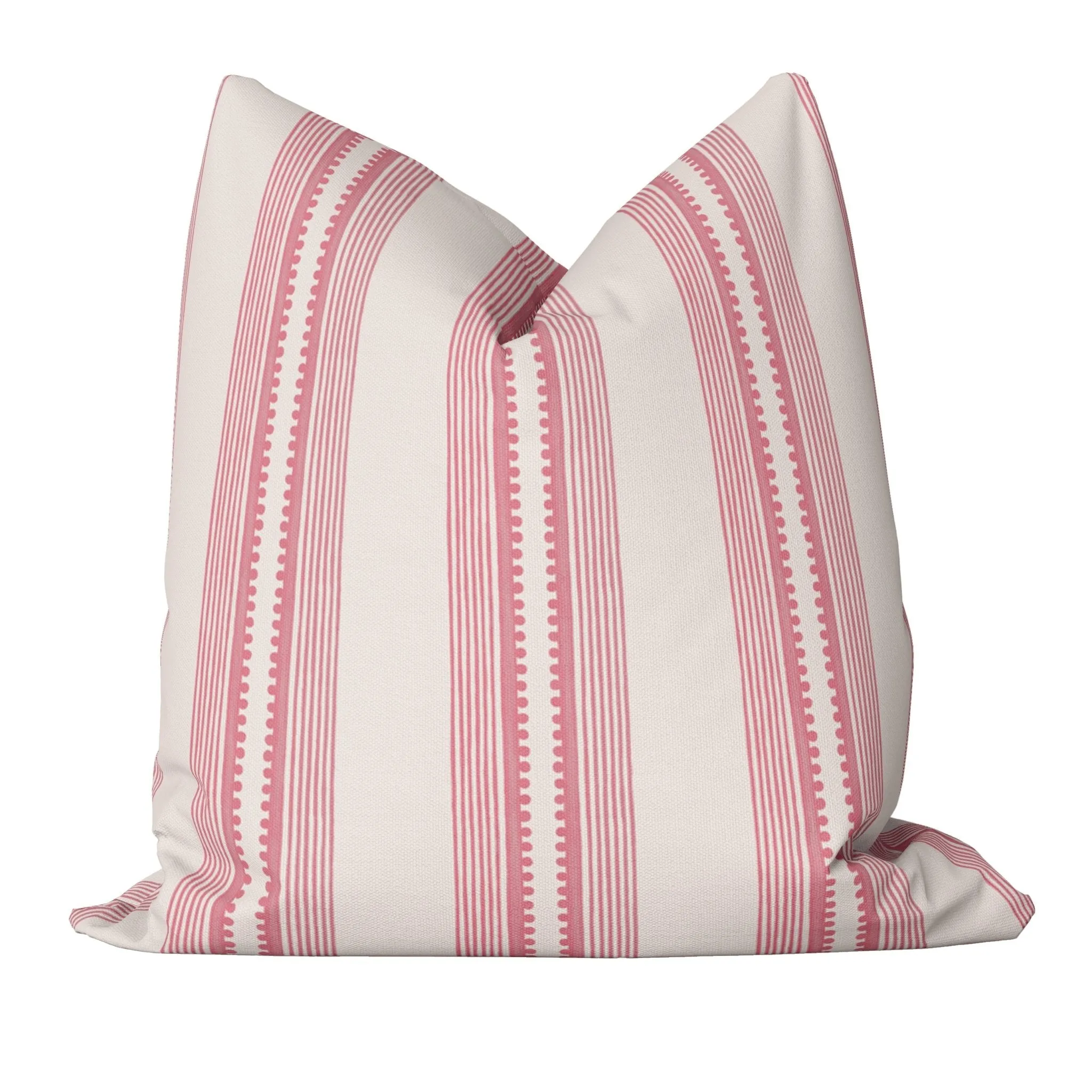 Sophisticated Stripe Pillow Cover in Pink