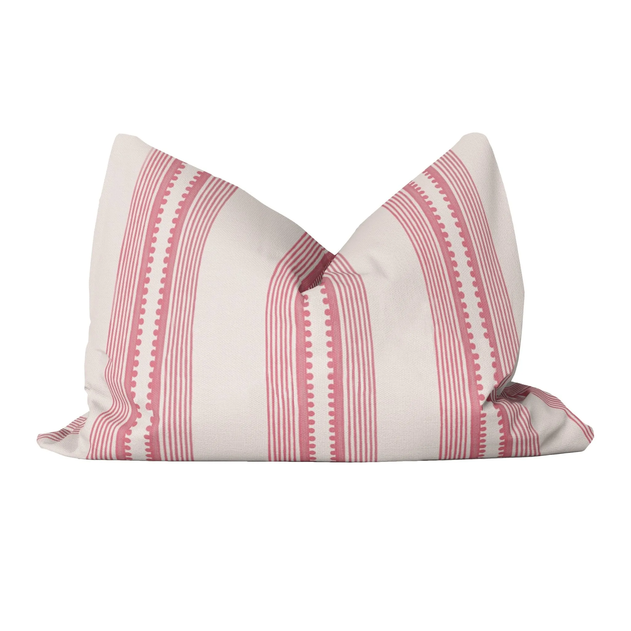 Sophisticated Stripe Pillow Cover in Pink