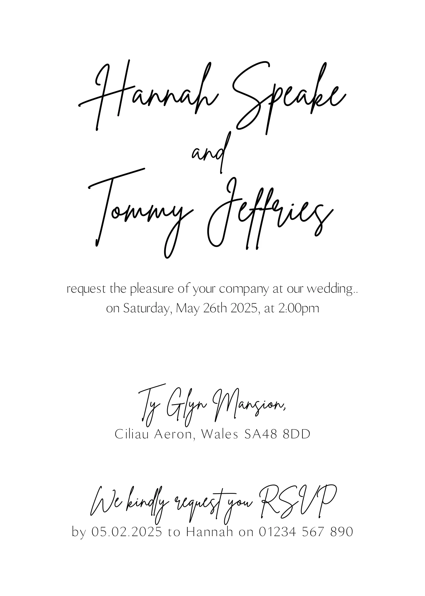 Sophisticated Wedding Invitations