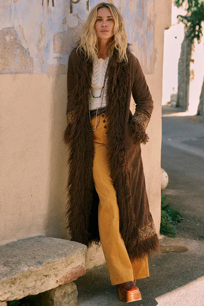 SPELL-CLEMENCE COAT-COCOA