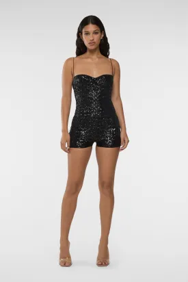 SS24 Paillettes Mini Jumpsuit