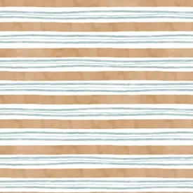 Stripes- Soft Sweatshirting-Apricot