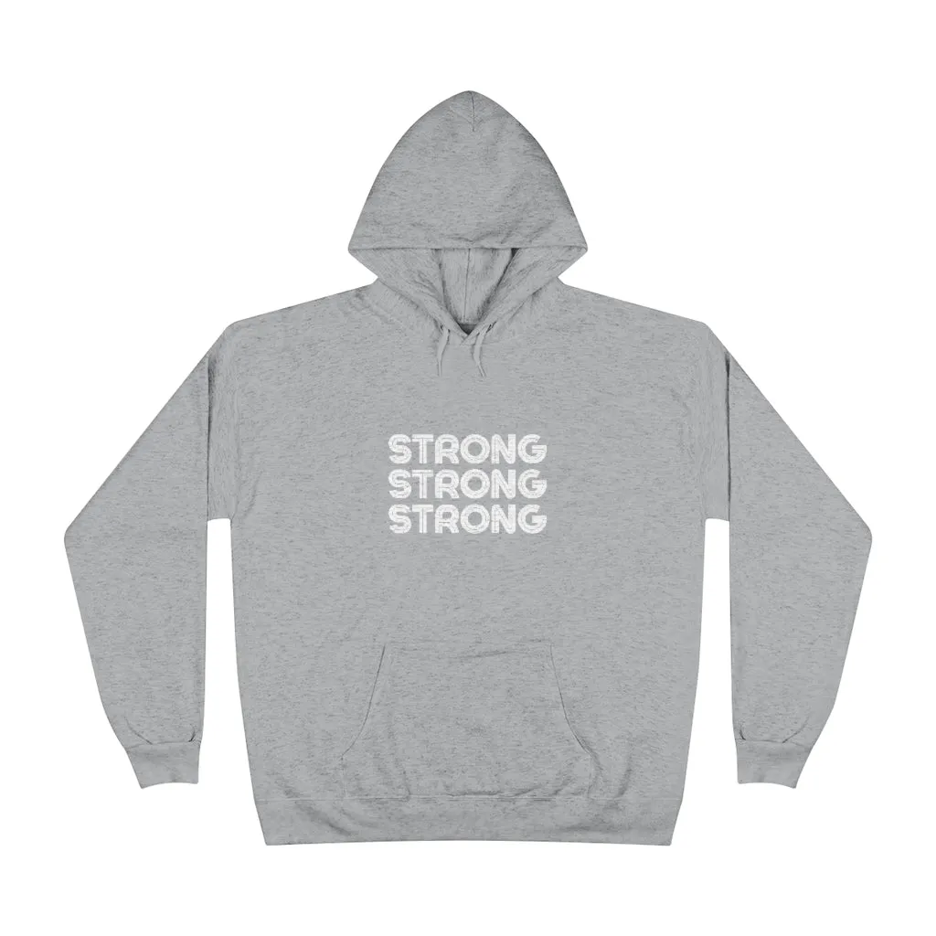 Strong Unisex EcoSmart® Pullover Hoodie Sweatshirt
