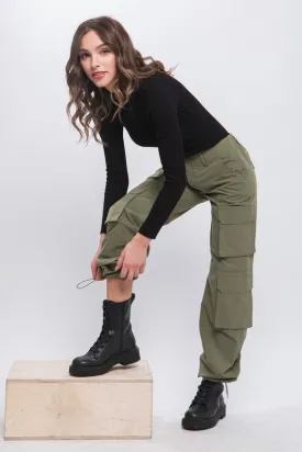 Techie High Waist Pocket Cargo Pant
