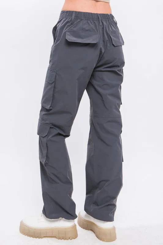 Techie High Waist Pocket Cargo Pant