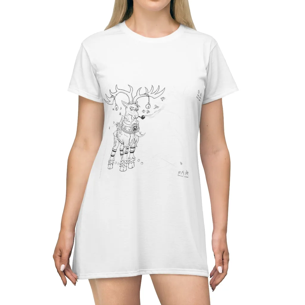 Tempus Guardian of the Harvest All Over Print T-Shirt Dress