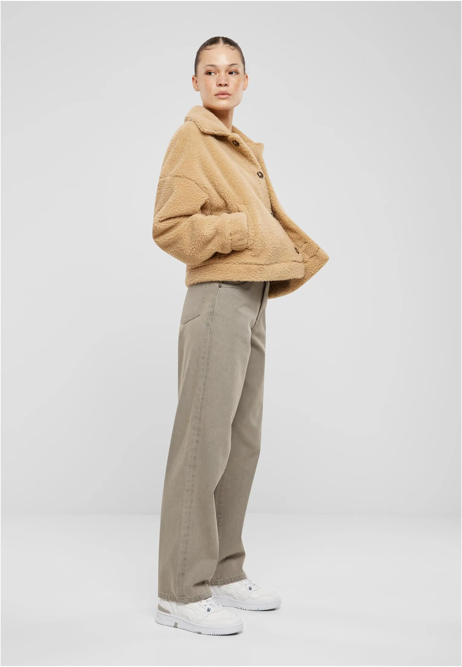 UC Short Sherpa Button Jacket