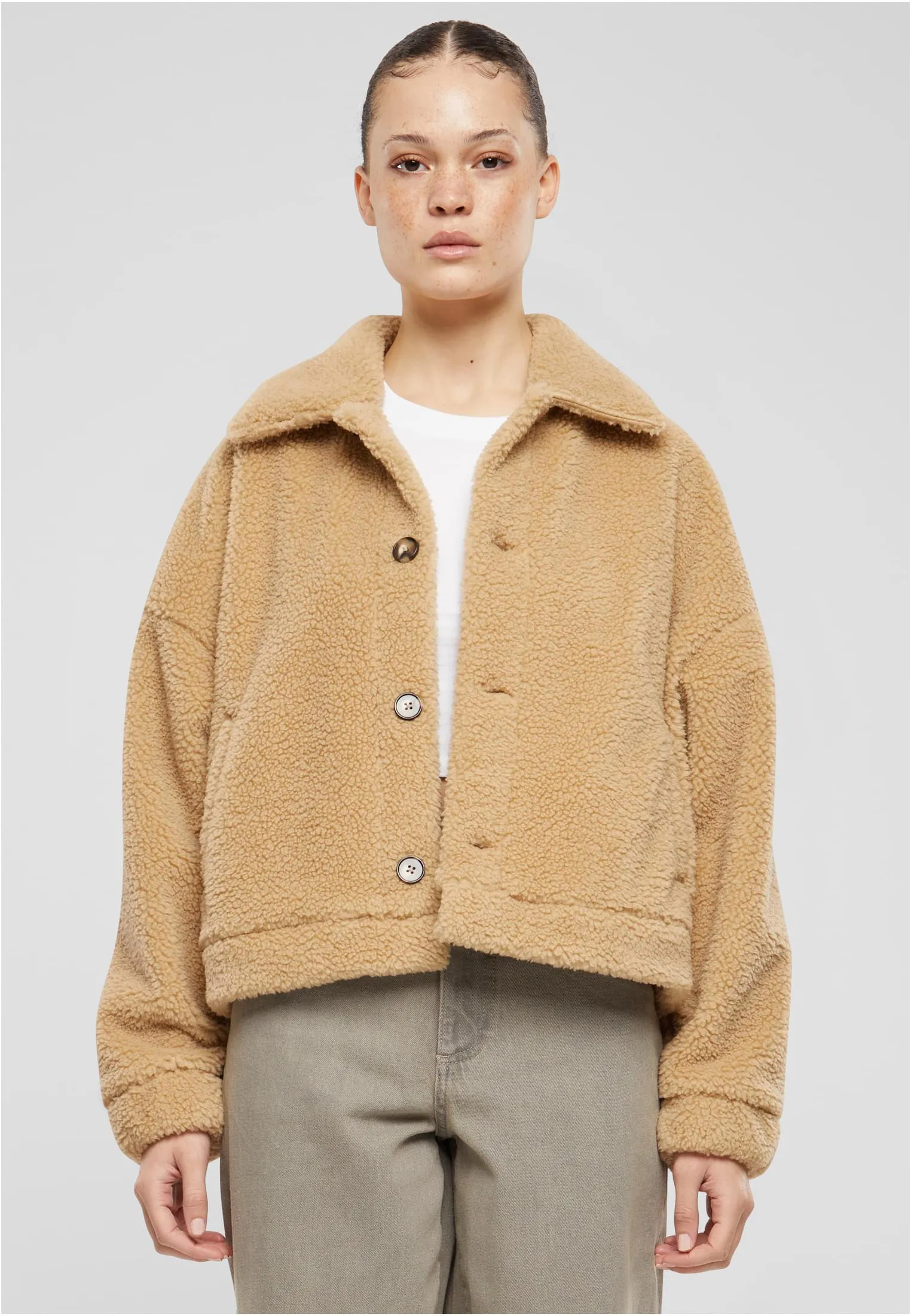 UC Short Sherpa Button Jacket