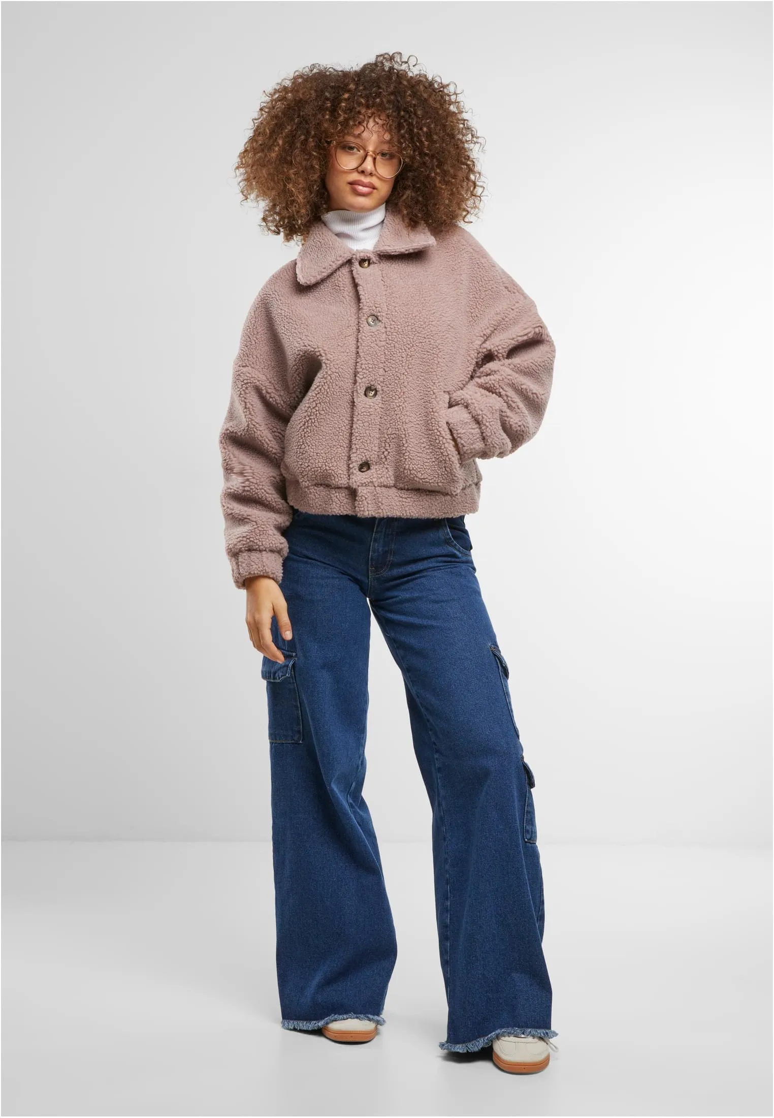 UC Short Sherpa Button Jacket