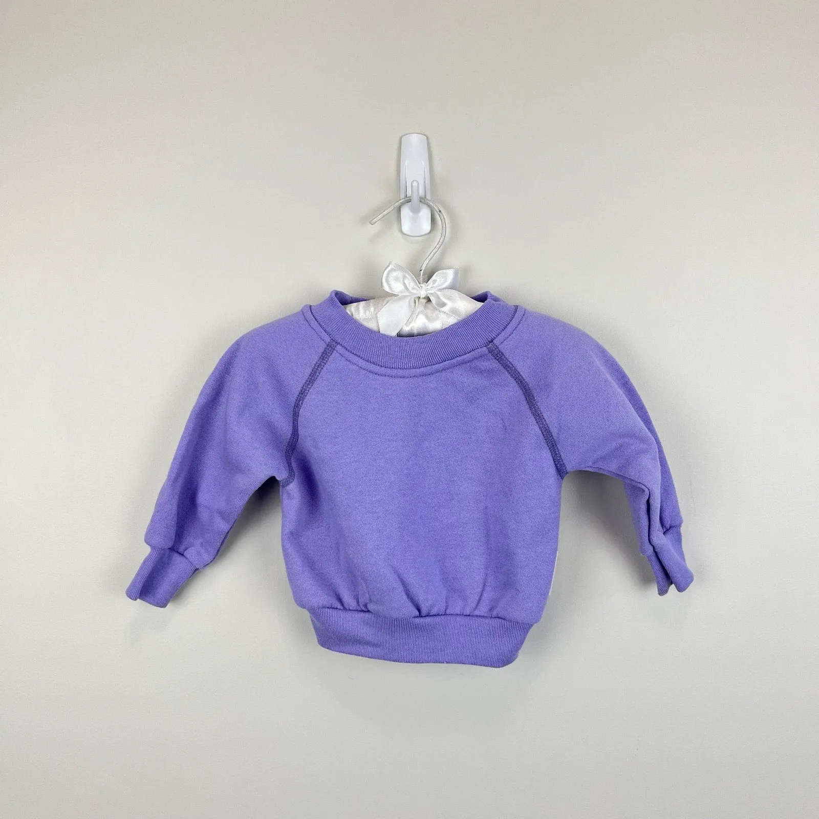 Vintage Garanimals Purple Sweatshirt 12 Months USA