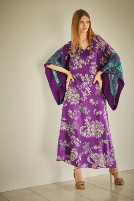 Ysobel Drop Sleeve Silk Caftan