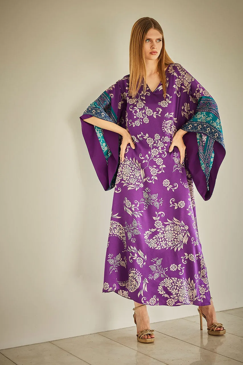 Ysobel Drop Sleeve Silk Caftan