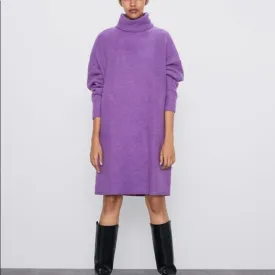 Zara Turtleneck Dress - Size Small