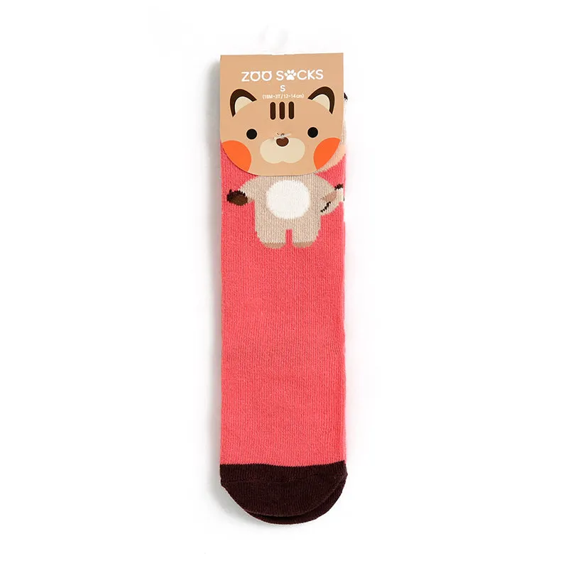 Zoo Squirrel Knee Non-Slip Socks V1305